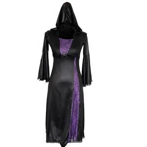 Girls Spider Sorceress Witch Costume Spirit Halloween Small